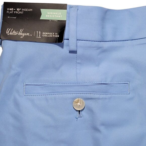 Walter Hagen Shorts Mens Size 40 Golf Gripper Stretch Waistband Blue Outdoor NEW - Picture 5 of 12